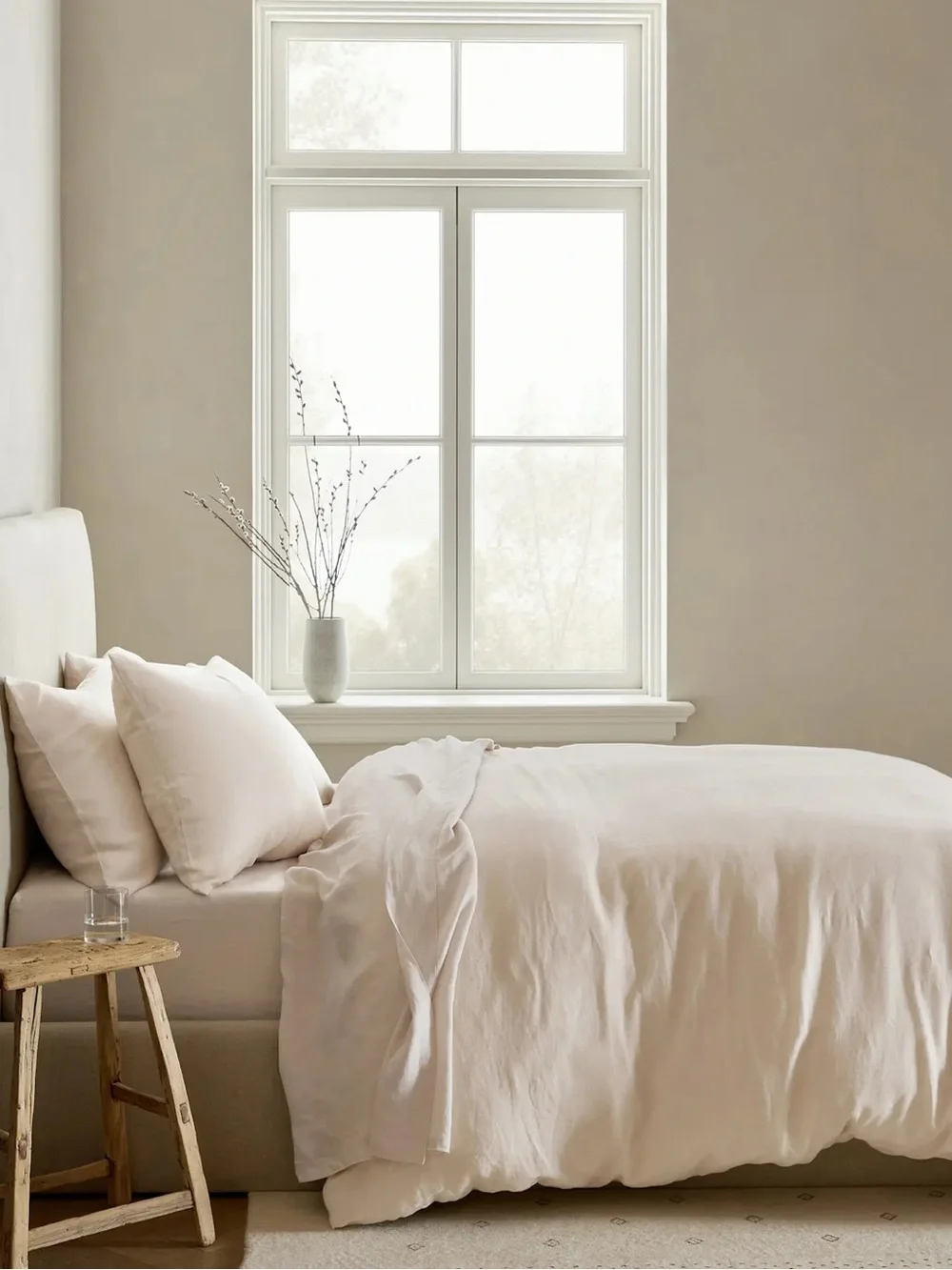 New! QUINCE European Linen Duvet Sand Full/ Queen